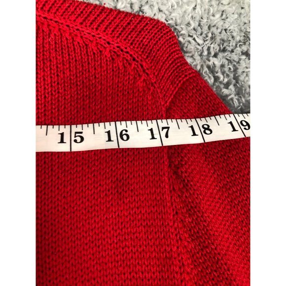 AKOO & CO No.21 Live full Live well embroidered Climber Fox red Men's sweater - Picture 11 of 16